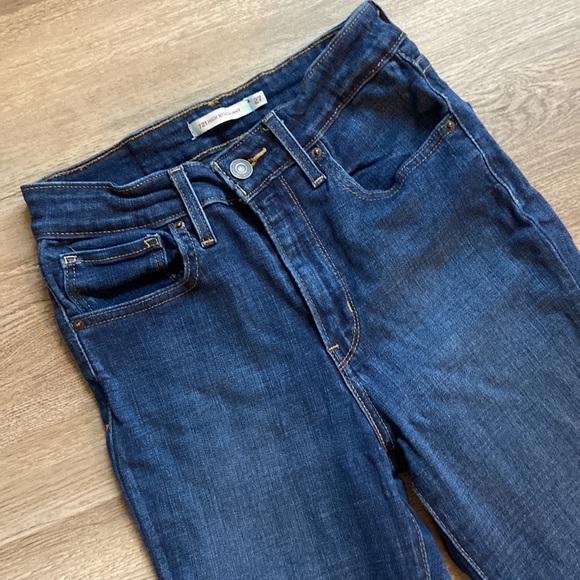 Original Levi’s 721 high rise skinny dark blue size 27 - Picture 4 of 6